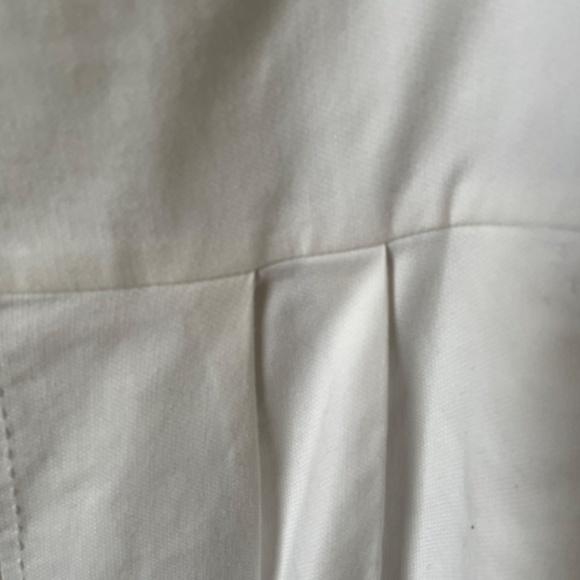 Tory Burch Modest Midi White Cotton Dress - Picture 8 of 13